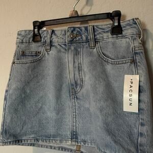 NWT pacsun denim miniskirt size 24